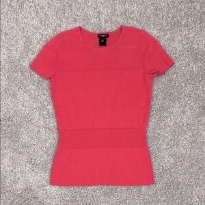 Ann Taylor Factory Petite Women’s Short Sleeve Pink Top - Size XSP